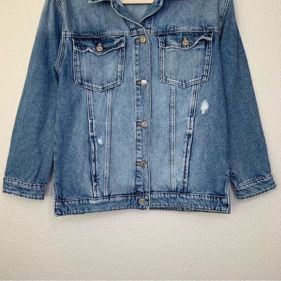 Zara Unisex Blue Denim Jacket - Picture 5 of 12
